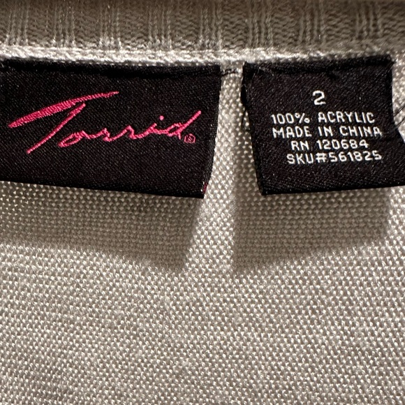 Torrid Deep V Layering Sweater - Picture 2 of 3